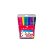 Faber Castell Fibre Tip Magic / Colour Pen 12Colours 154312